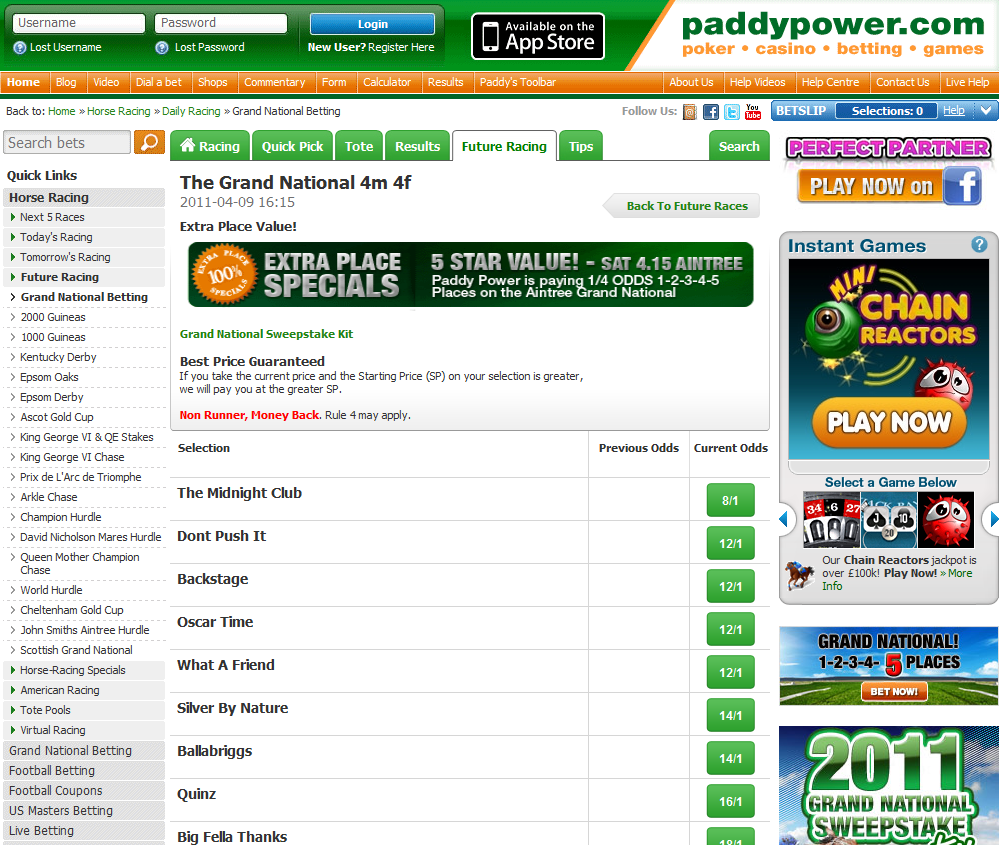 Check out Paddy Power